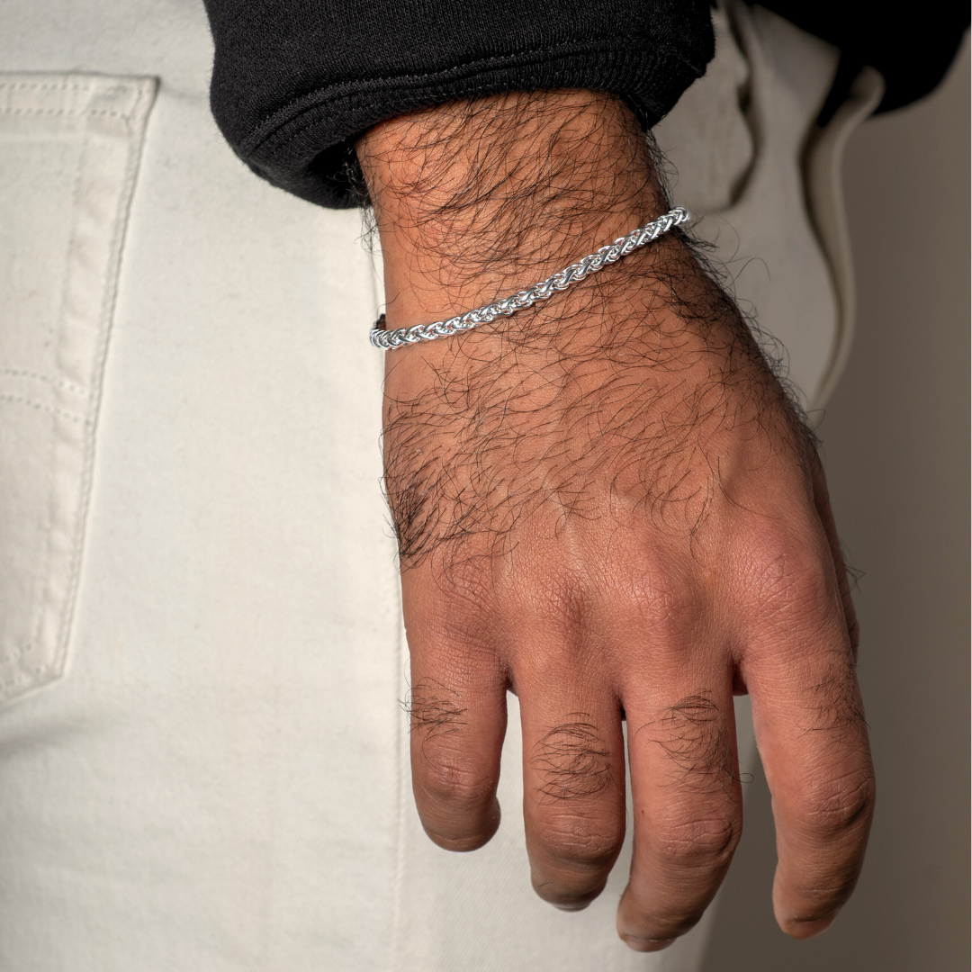 Wheat Bracelet (Silver)