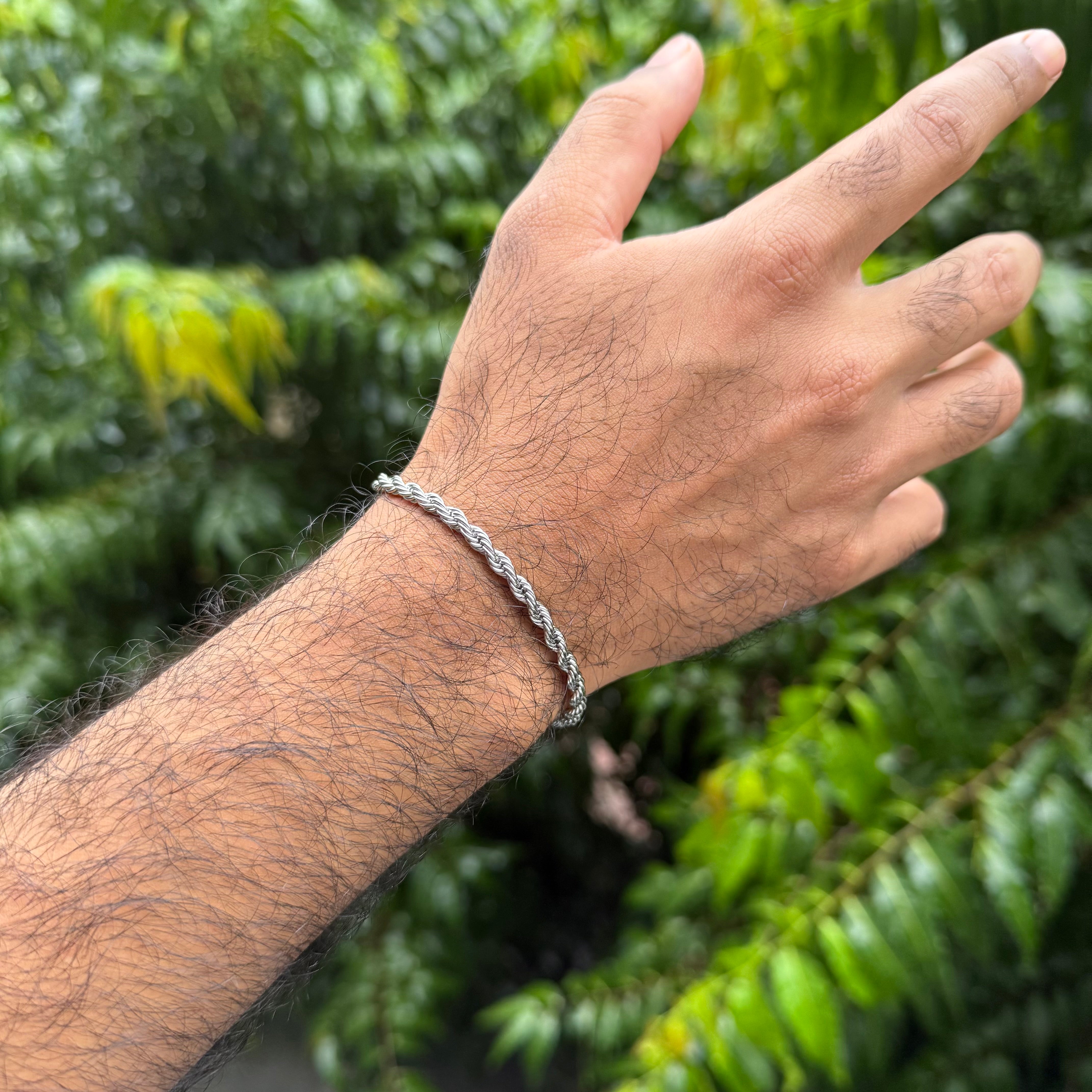 Rope Bracelet (Silver)