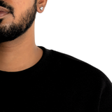 Solitaire Stud (8mm Silver Pierced)