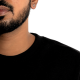 SOLITAIRE STUD - (5MM-SILVER PIERCED)