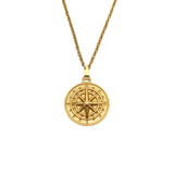 Compass Pendant With Chain