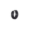 Frosted Hoop (Black Pierced)