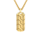 Cipher Pendant With Chain (Gold)