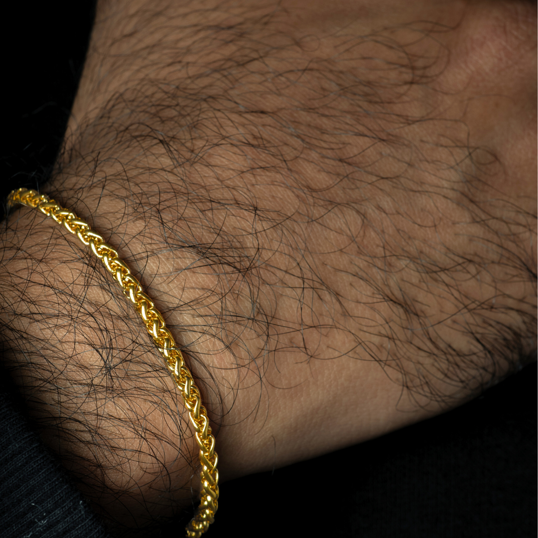 Wheat Bracelet (Gold)