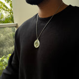 Ace Pendant With Chain (Silver)