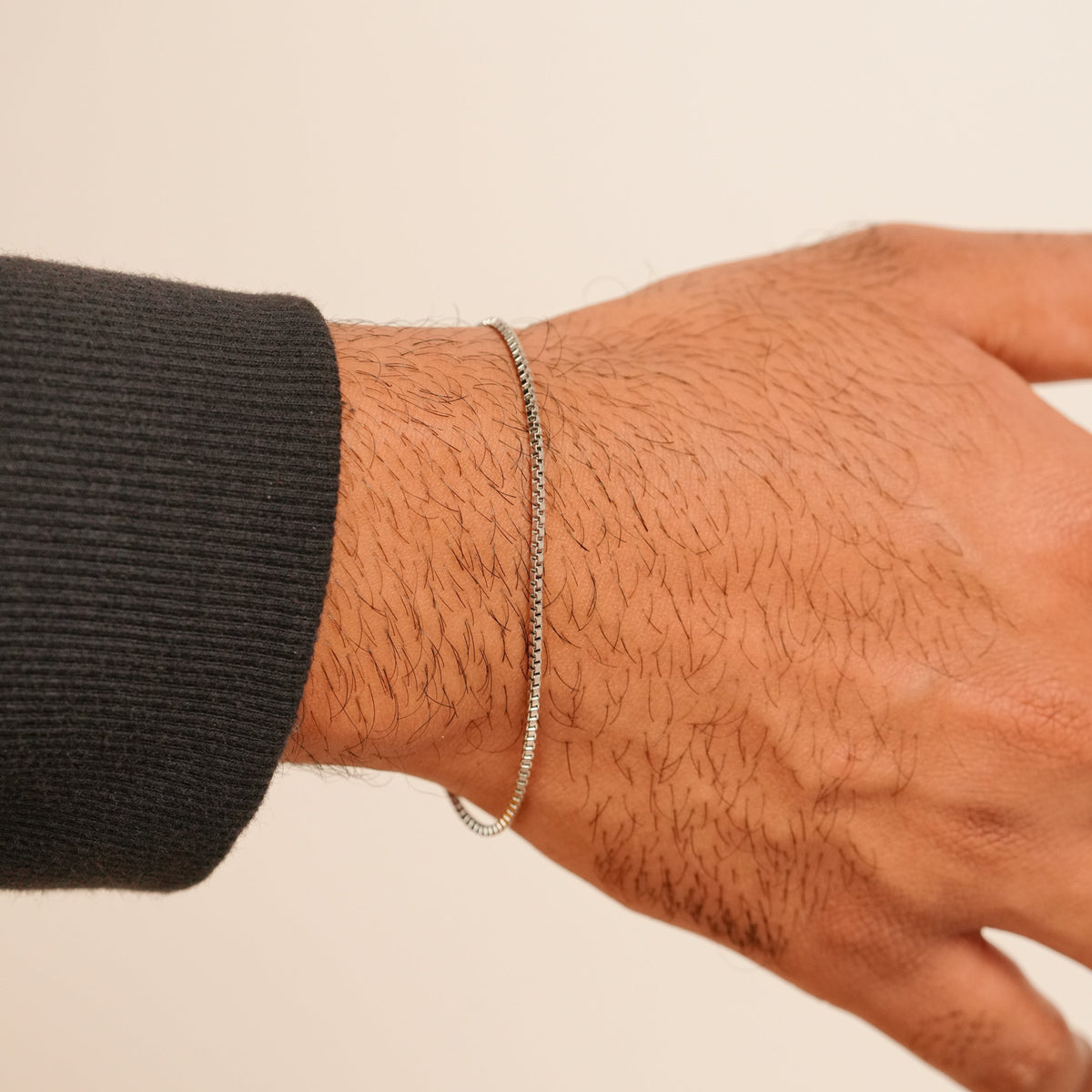 Micro Box Bracelet (Silver)