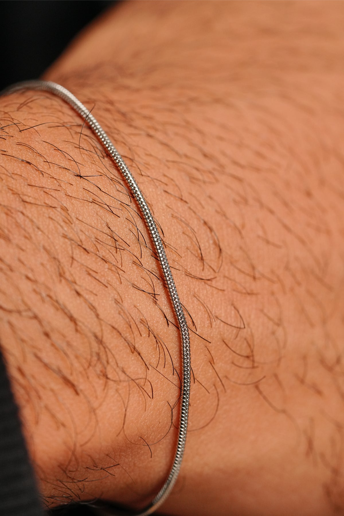Micro Round Bracelet (Silver)