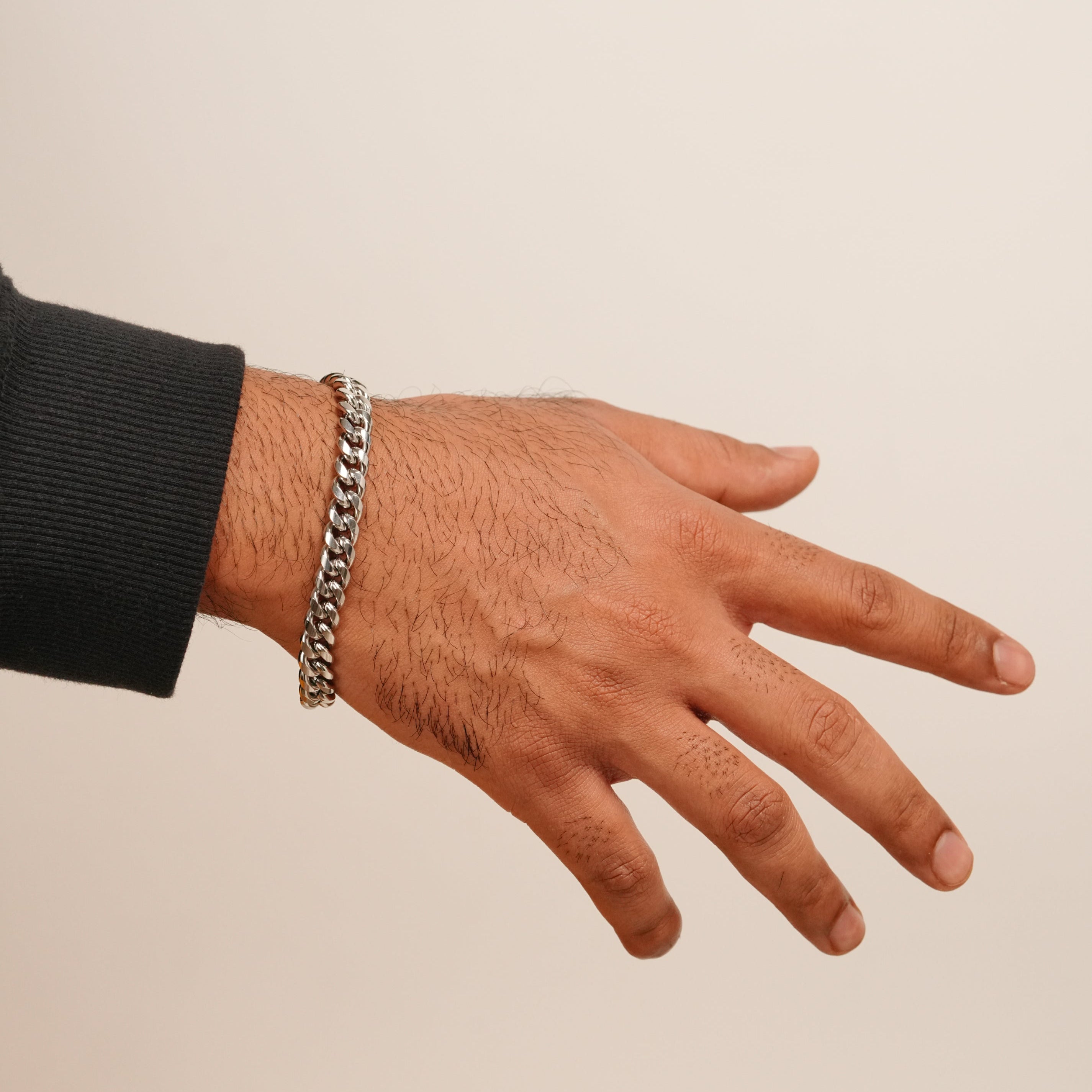 Cuban Bracelet 8mm (Silver)