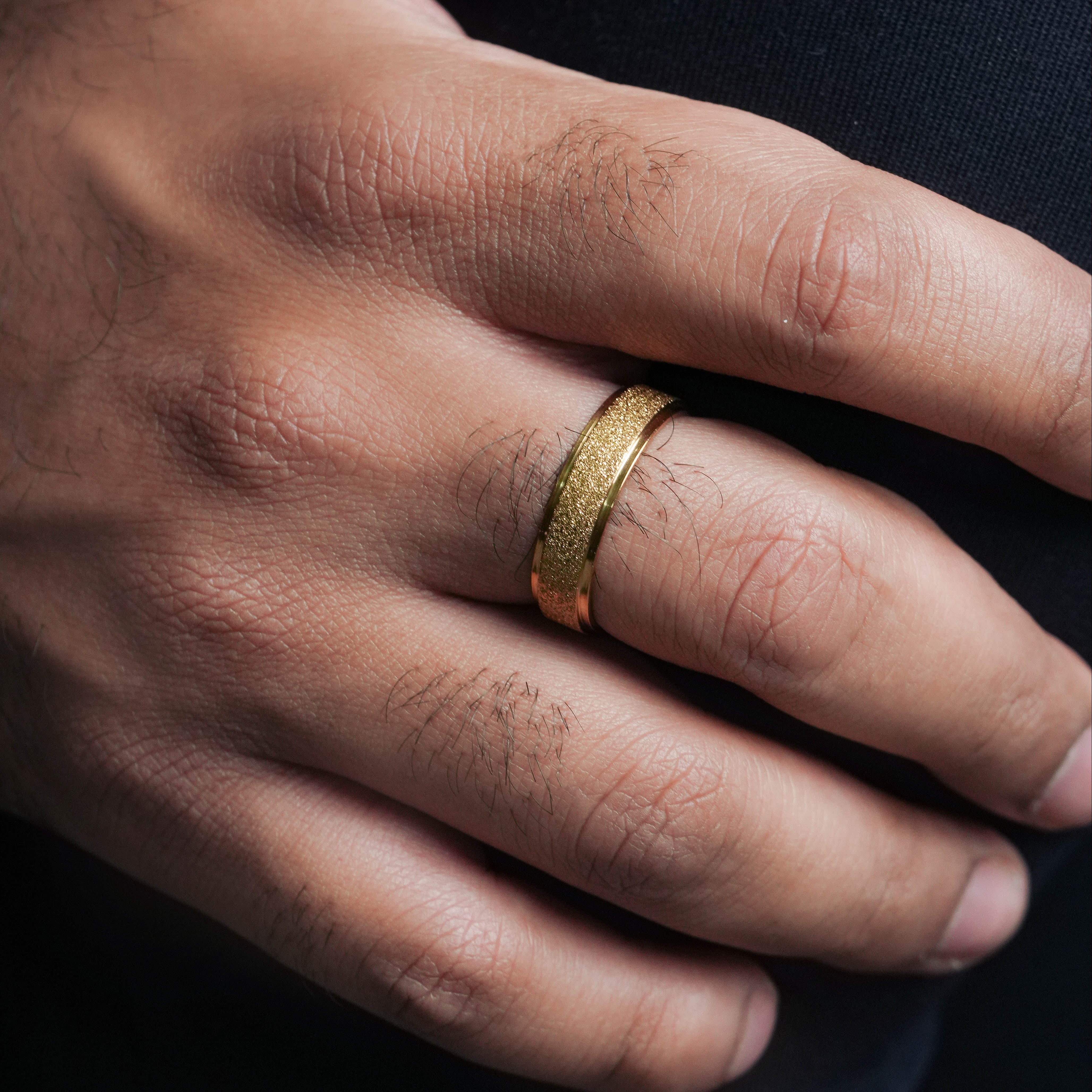 FROSTED RING (GOLD)