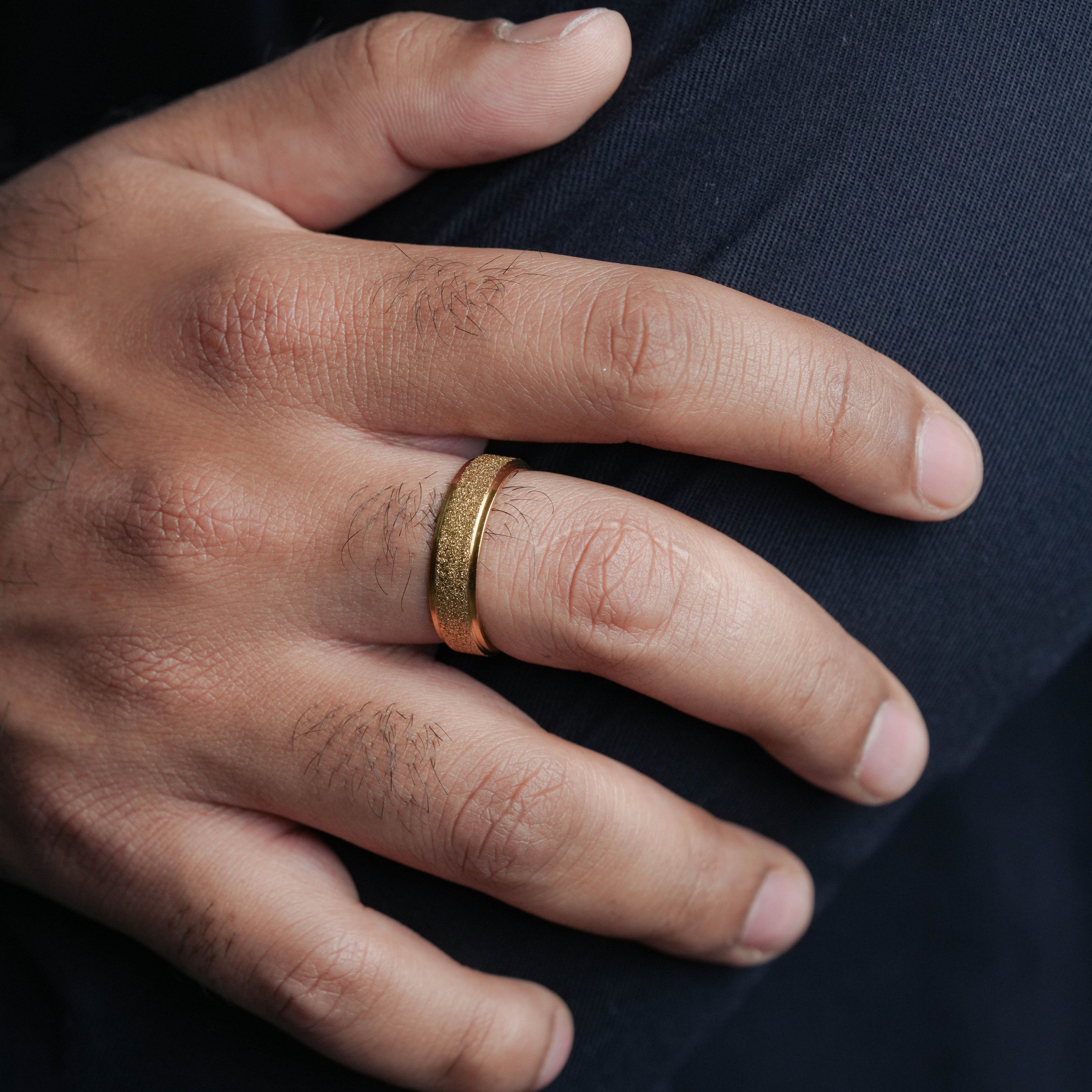 FROSTED RING (GOLD)