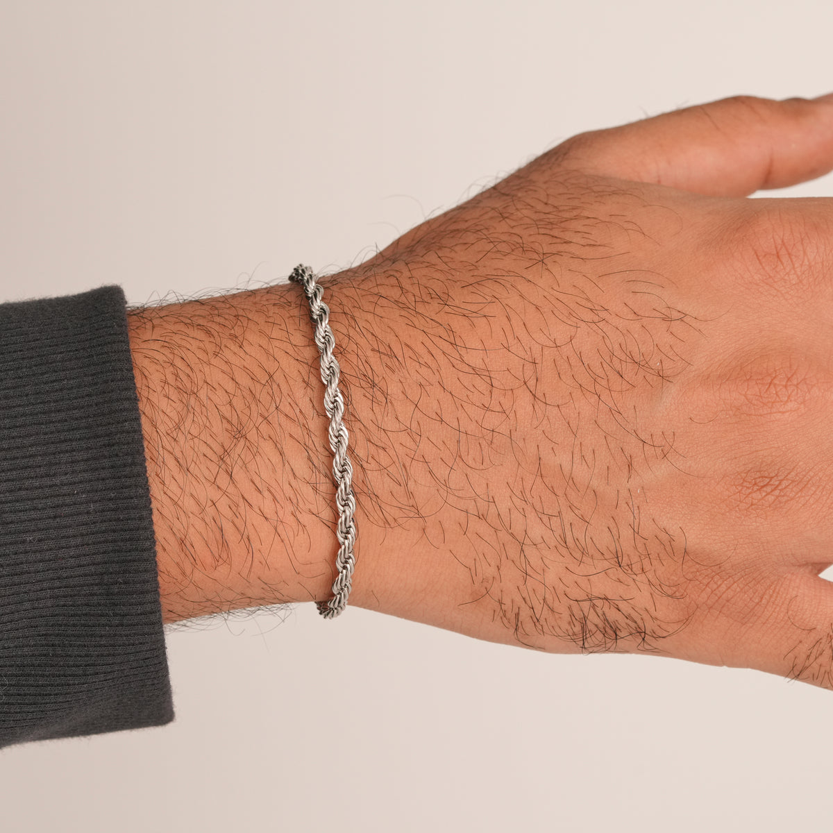 Rope Bracelet (Silver)