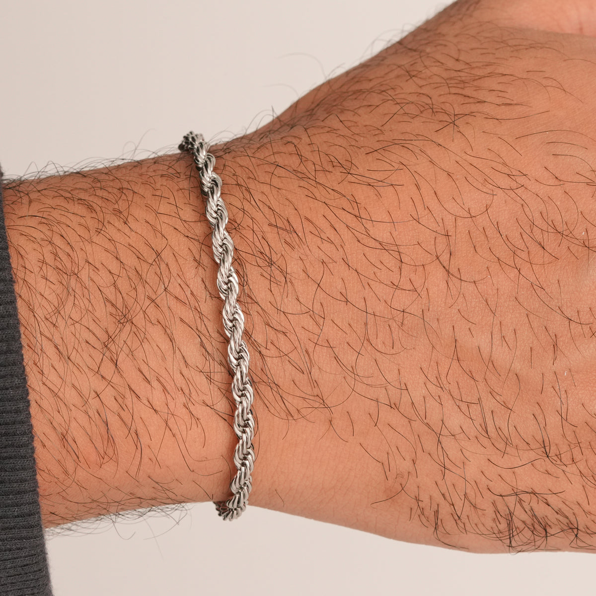 Rope Bracelet (Silver)