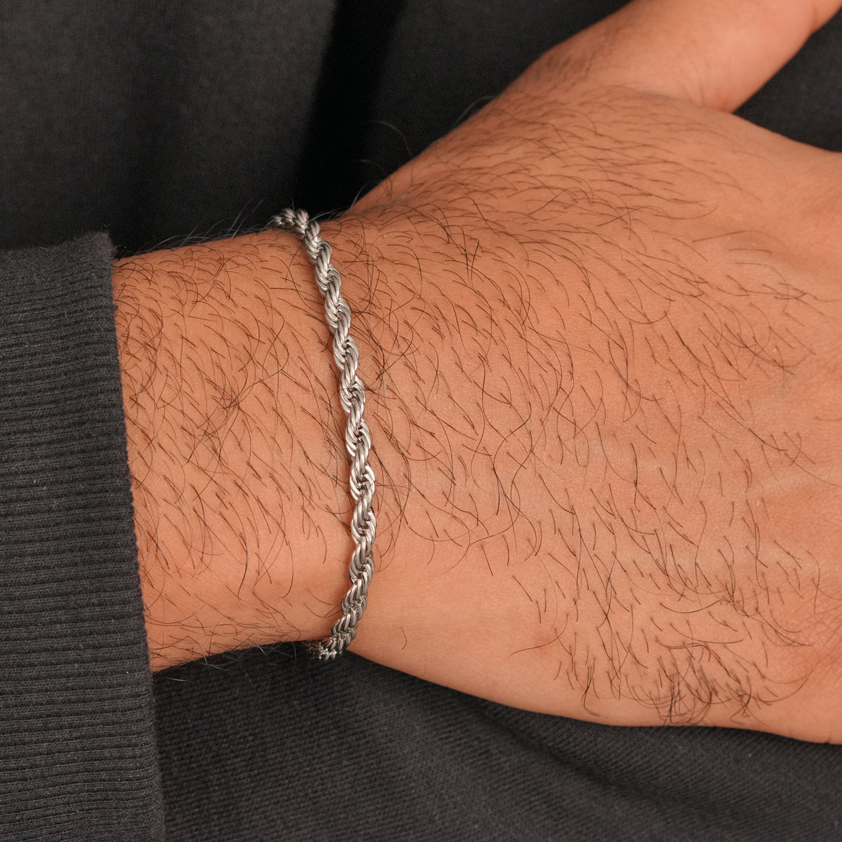 Rope Bracelet (Silver)