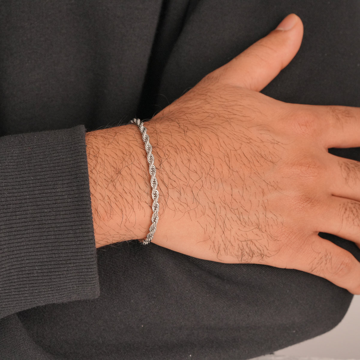 Rope Bracelet (Silver)