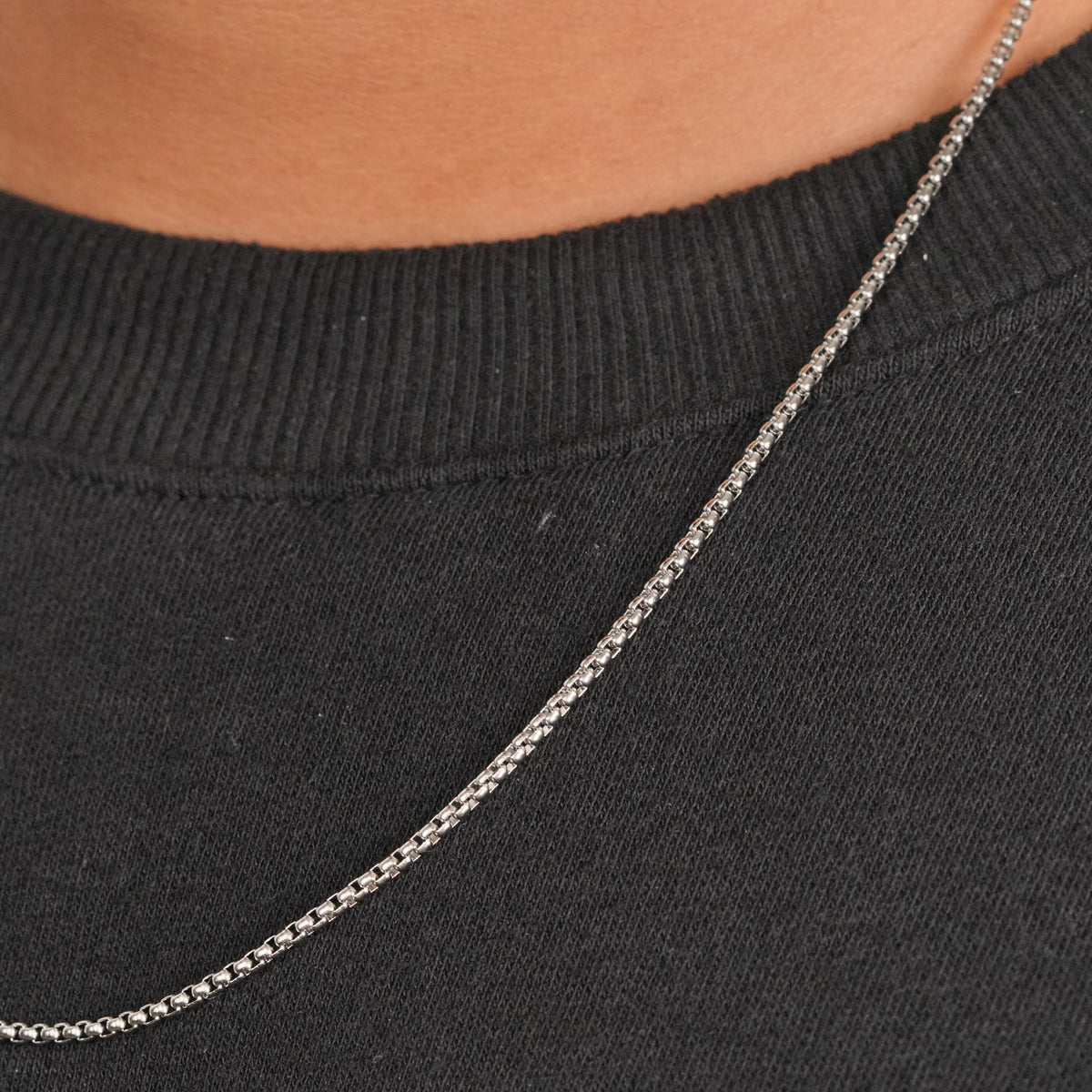 Micro Box Chain (Silver)