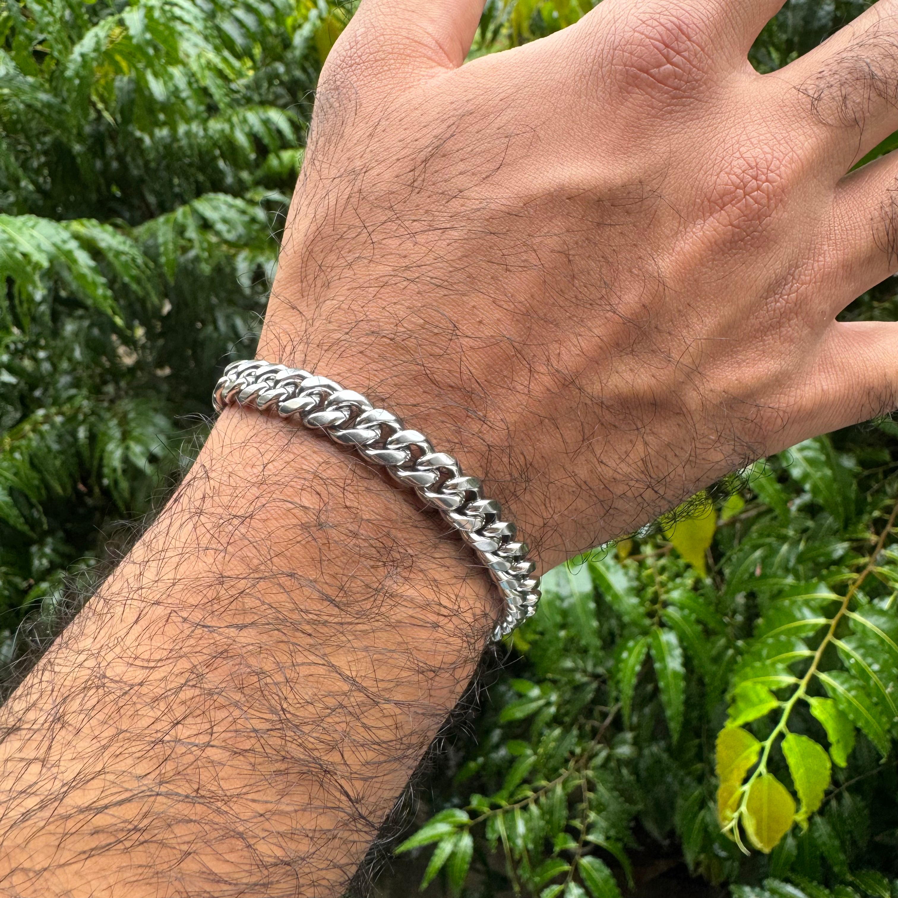 Cuban Bracelet 8mm (Silver)