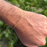 Micro Round Bracelet (Gold)