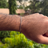 Micro Round Bracelet (Silver)