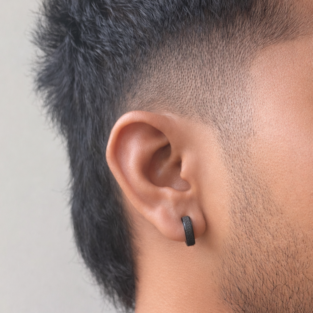 Frosted Unpierced Hoop/Cuff - Set of 3