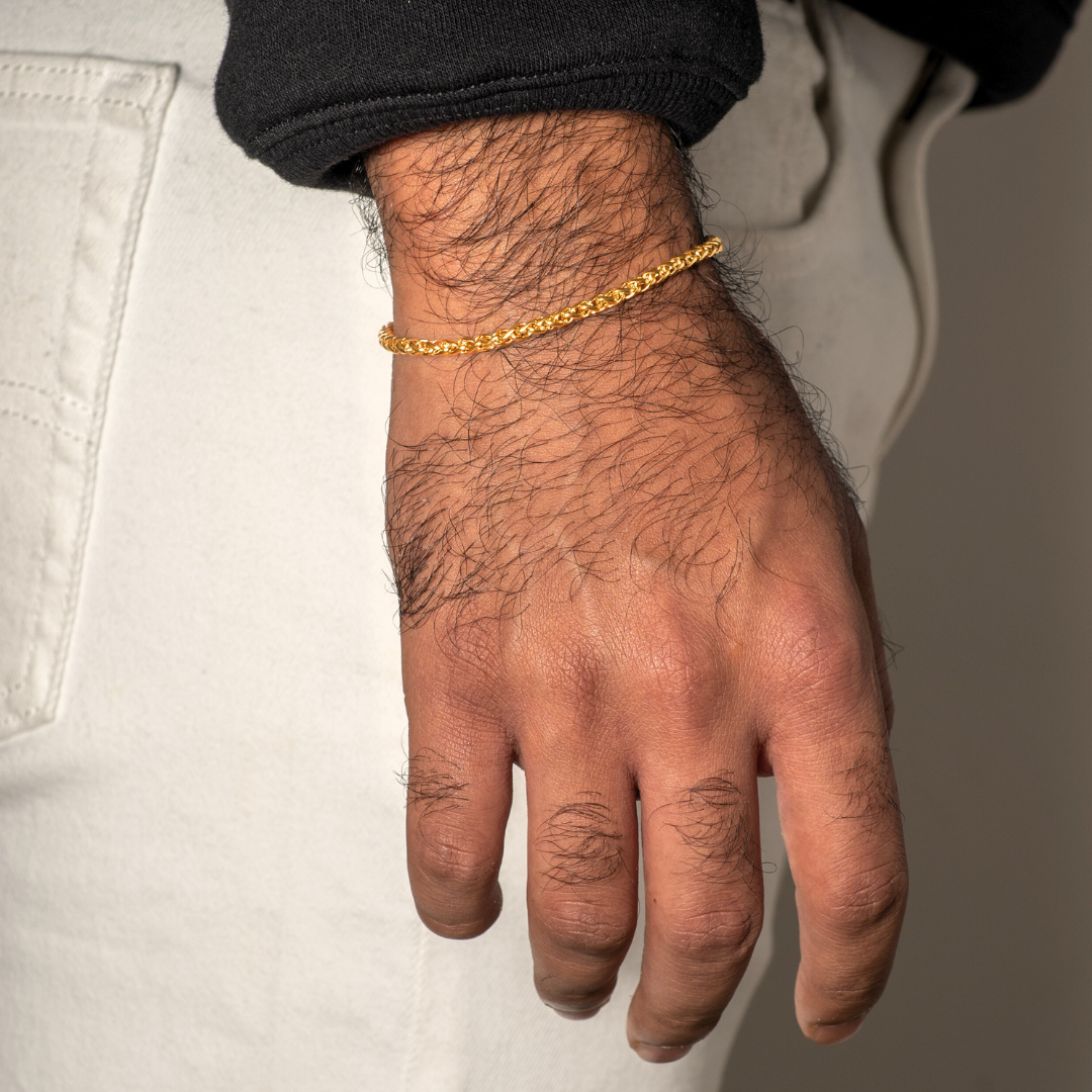 Wheat Bracelet (Gold)