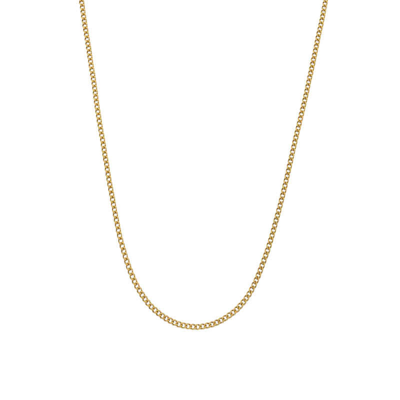 THIN CUBAN CHAIN (GOLD)