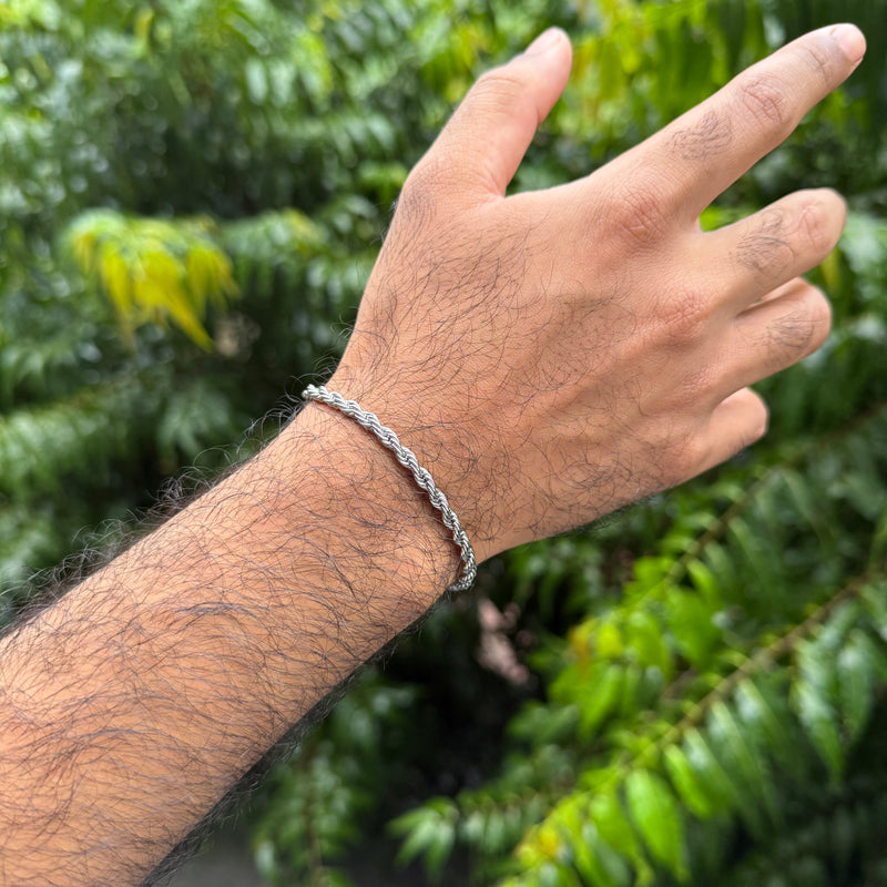 ROPE BRACELET (SILVER)