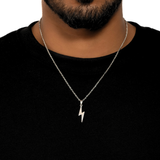 FLASH PENDANT WITH CHAIN (SILVER)