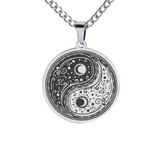 YIN & YANG PENDANT WITH CHAIN