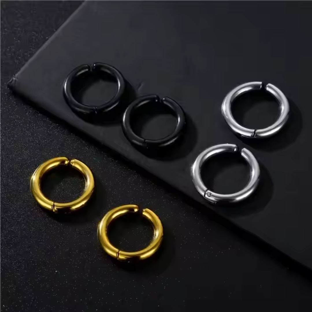 Pressing Hoop - Black Unpierced