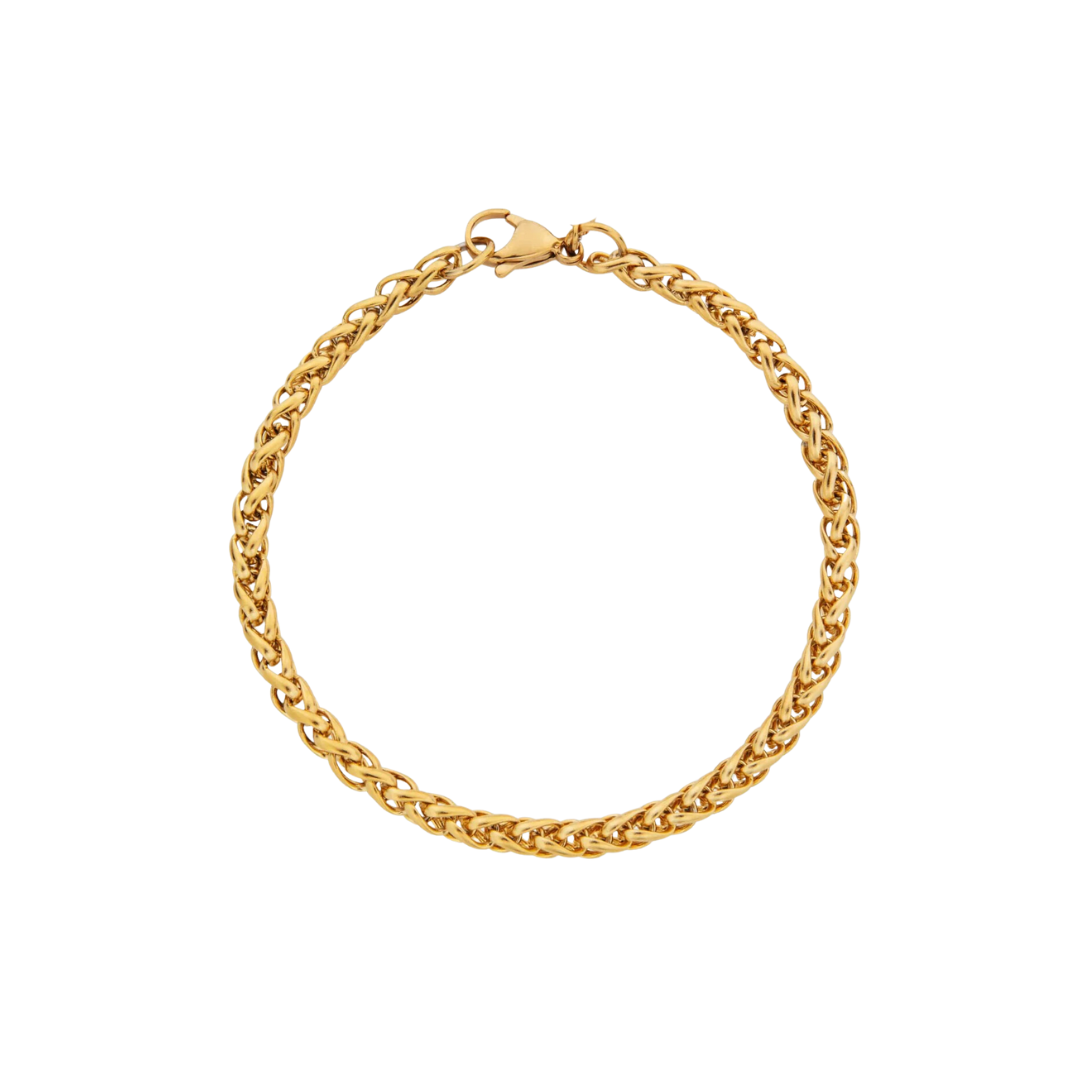 Wheat Bracelet (Gold)