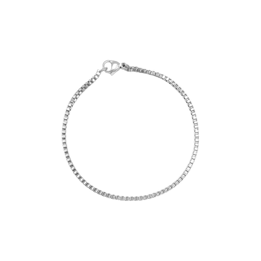 Micro Box Bracelet (Silver)