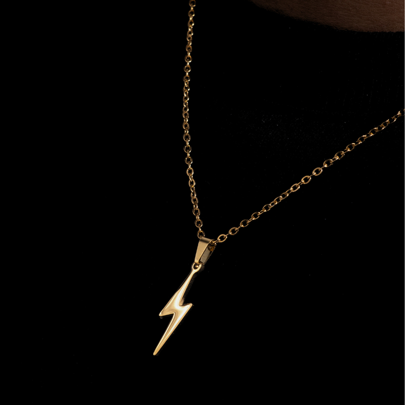 FLASH PENDANT WITH CHAIN (GOLD)