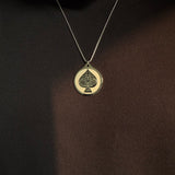 Ace Pendant With Chain (Silver)