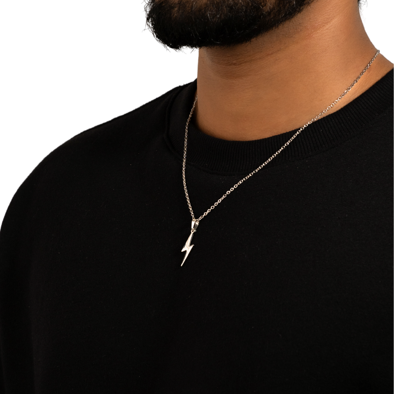 FLASH PENDANT WITH CHAIN (SILVER)
