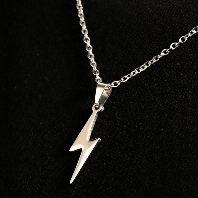 FLASH PENDANT WITH CHAIN (SILVER)
