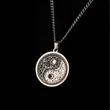 YIN & YANG PENDANT WITH CHAIN