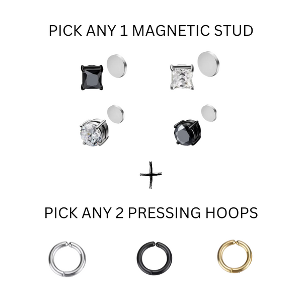 NO PIERCING EARRING COMBO