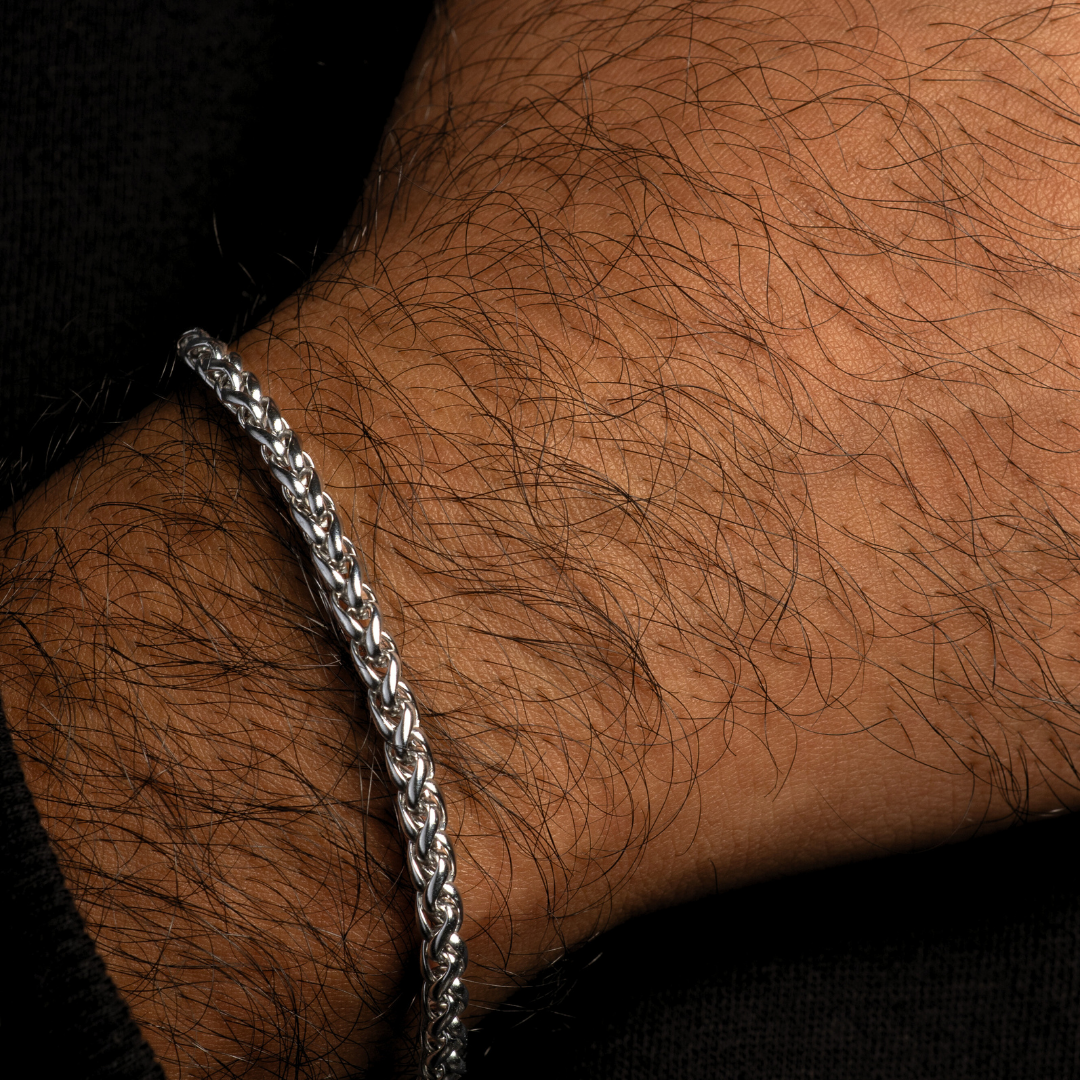 Wheat Bracelet (Silver)