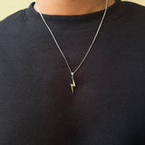 Flash Pendant With Chain (Silver)
