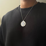 Ace Pendant With Chain (Silver)