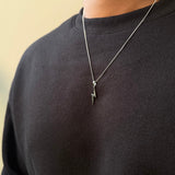 Flash Pendant With Chain (Silver)