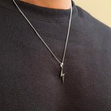 Flash Pendant With Chain (Silver)