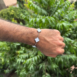 Tréfle Bracelet (WHITE - SILVER)