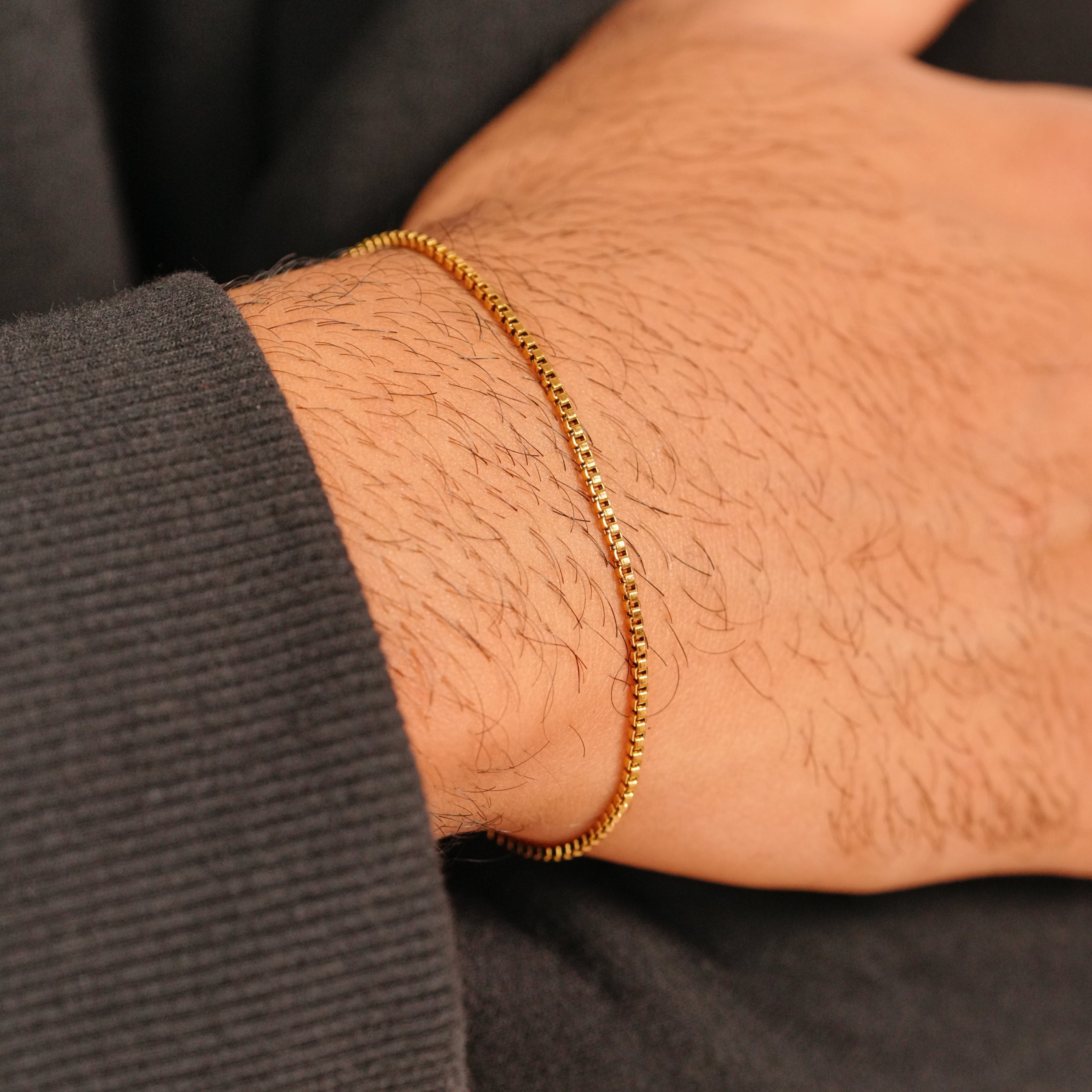 Micro Box Bracelet (Gold)