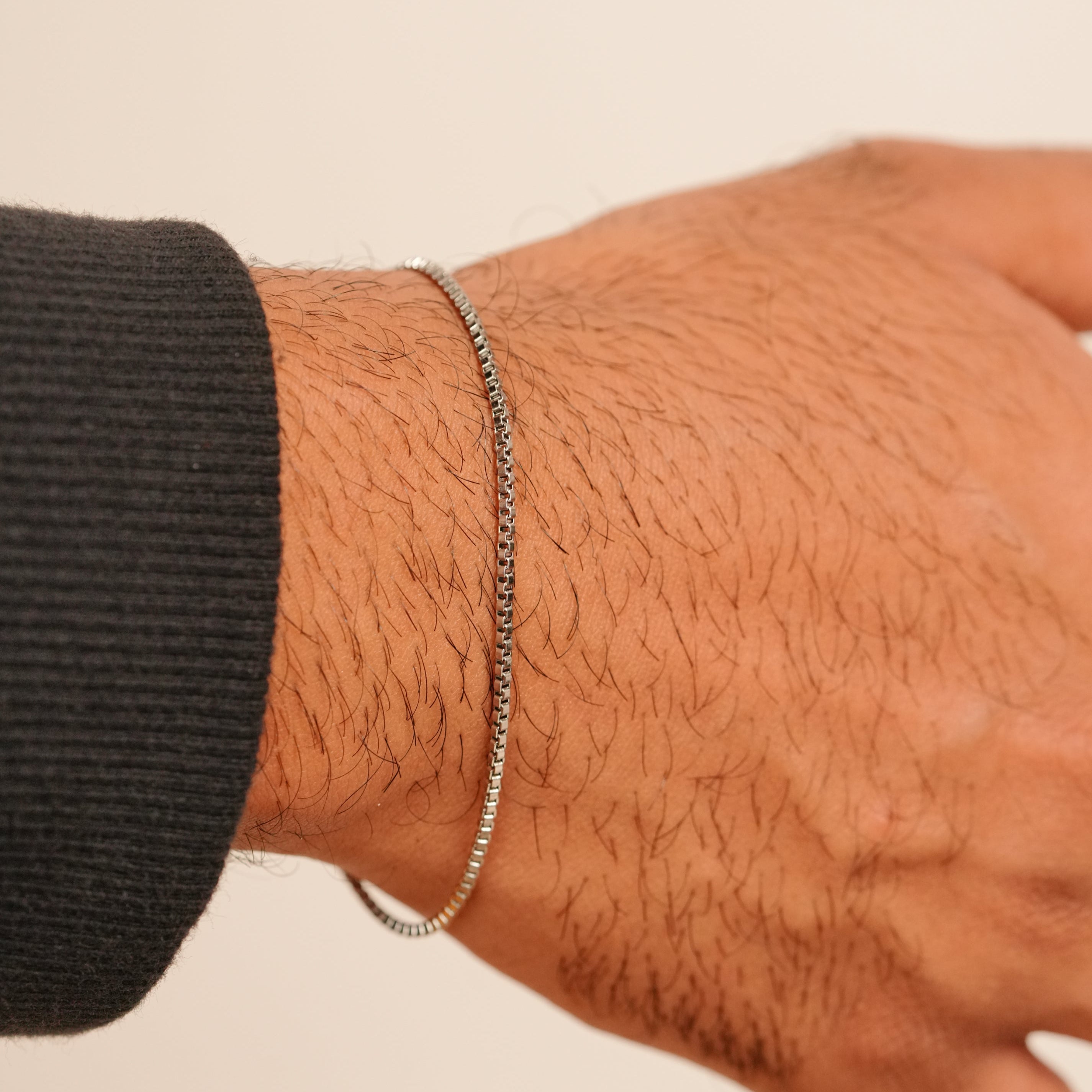 Micro Box Bracelet (Silver)