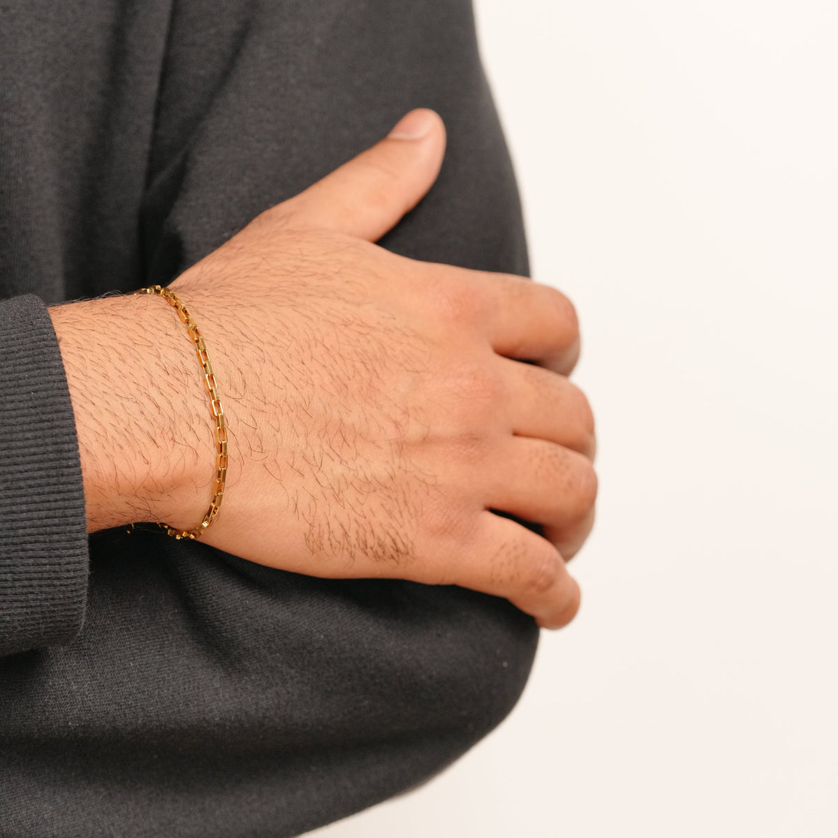 Micro Round Bracelet (Silver)