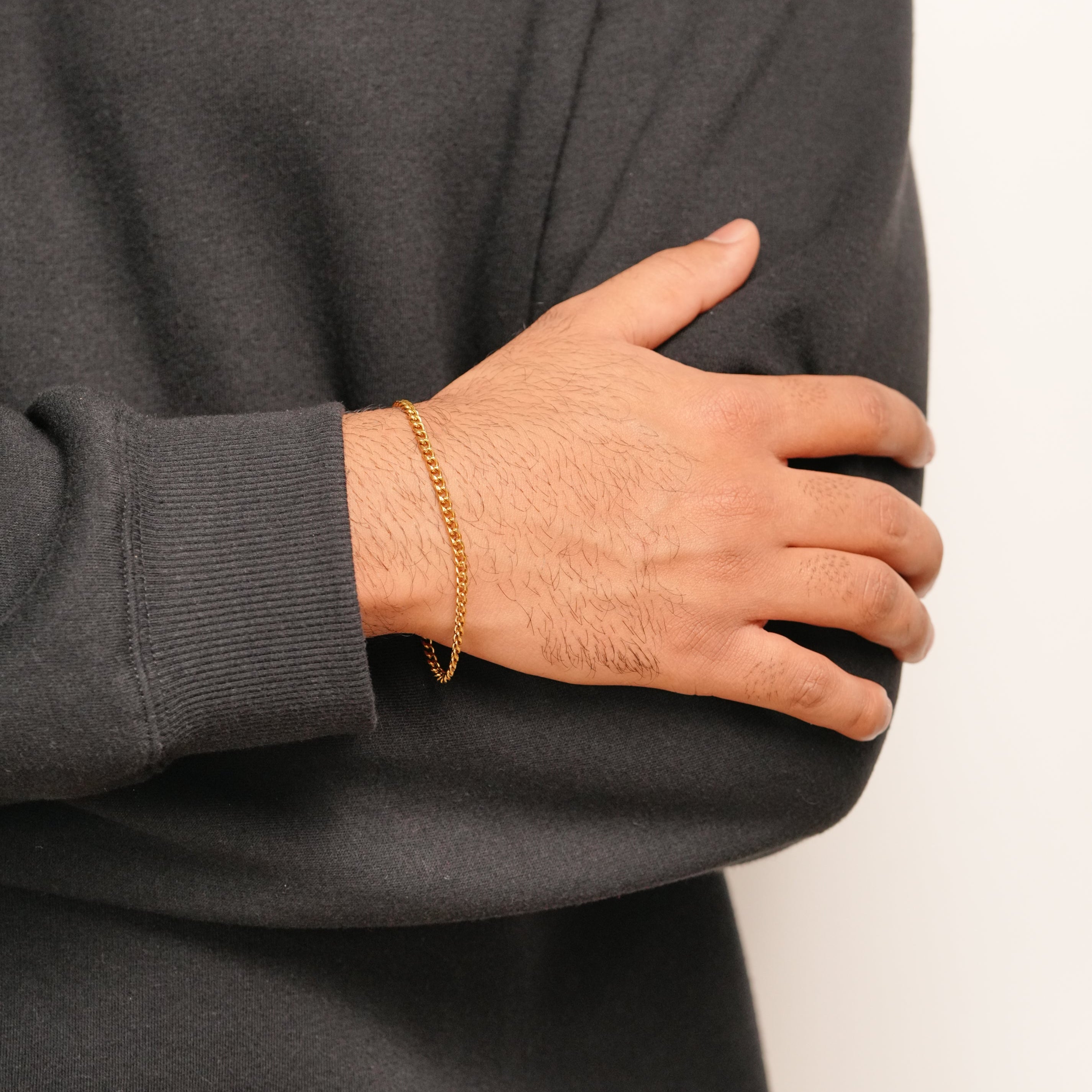 Micro Cuban Bracelet (Gold)
