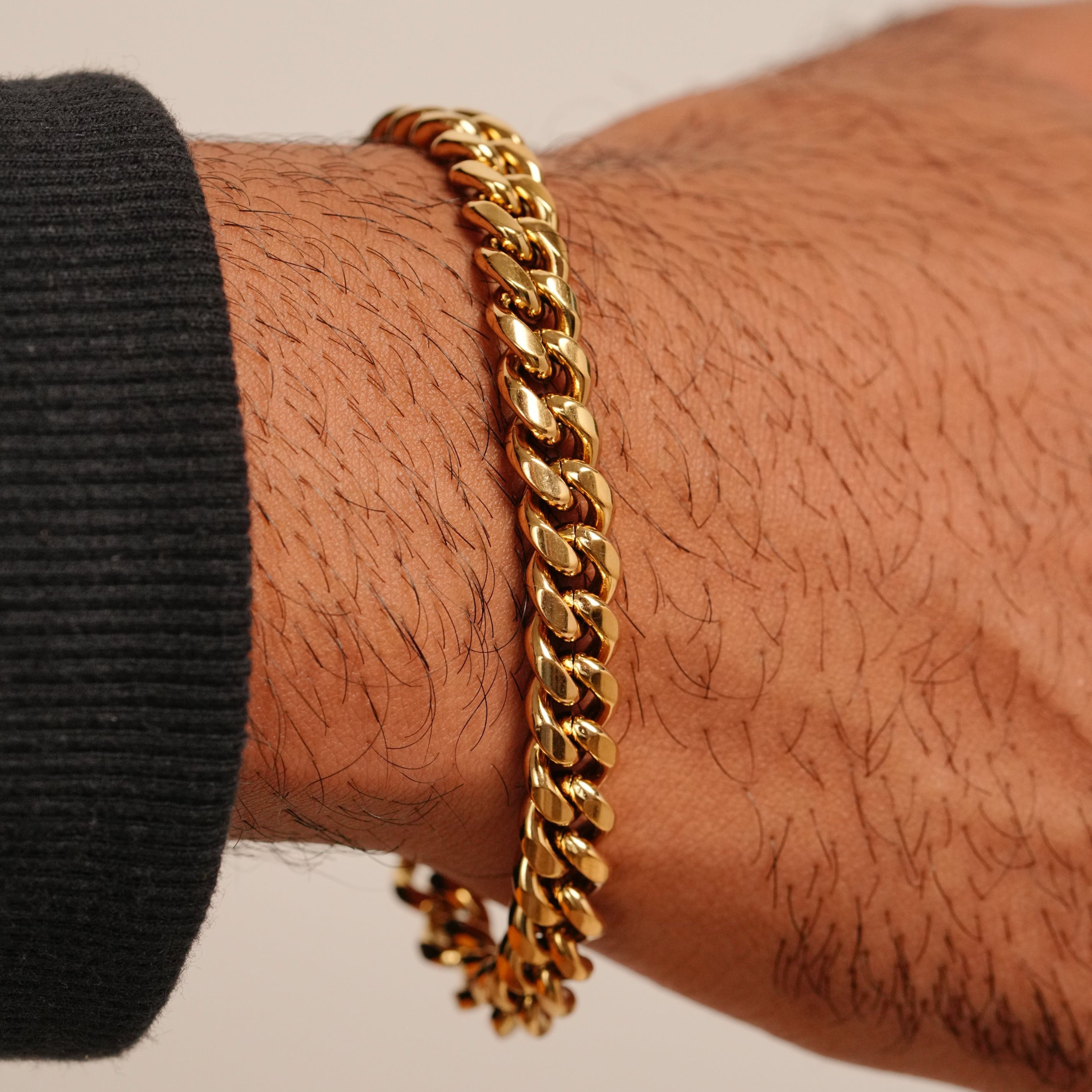 Cuban Bracelet 8mm (GOLD)