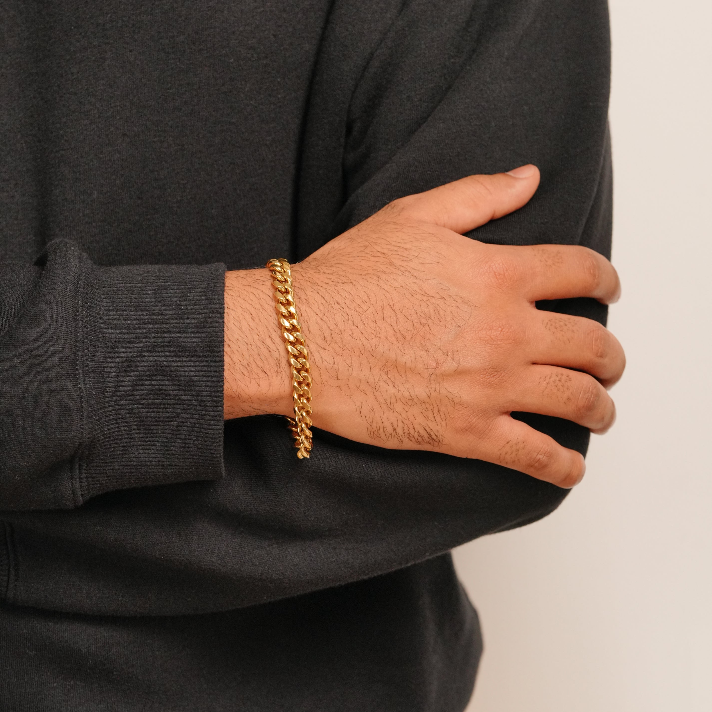 Cuban Bracelet 8mm (GOLD)