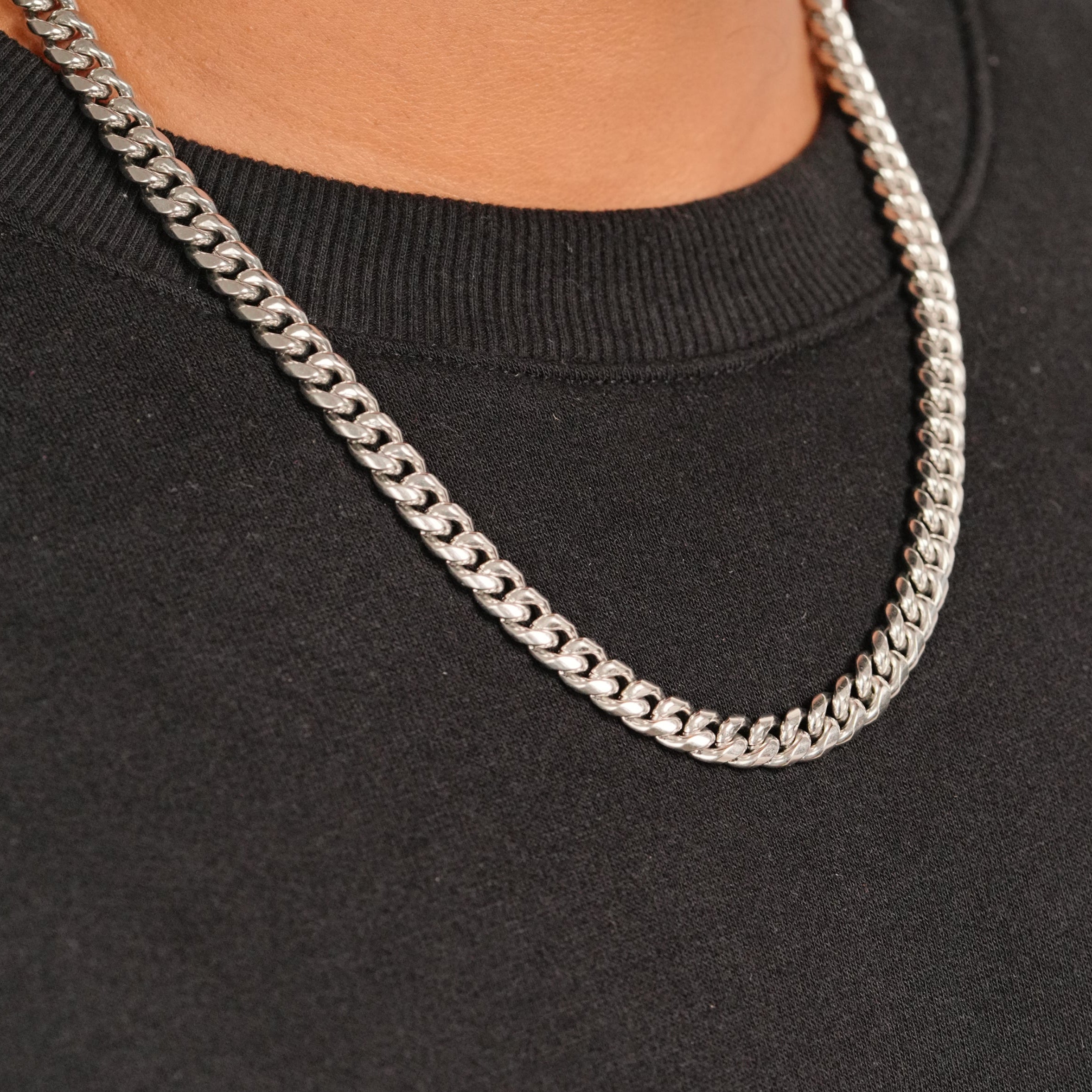 Cuban Chain 8mm (Silver)